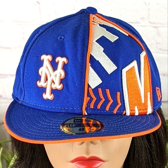 New Era MLB Custom New York Mets 59FIFTY Fitted Baseball Cap - Picture 1 of 7